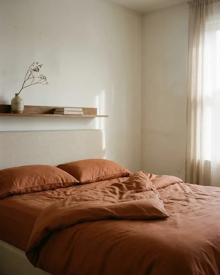 Generated campaign image for a bedding brand